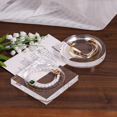 Clear Acrylic Bracelet Display Stand & Holder